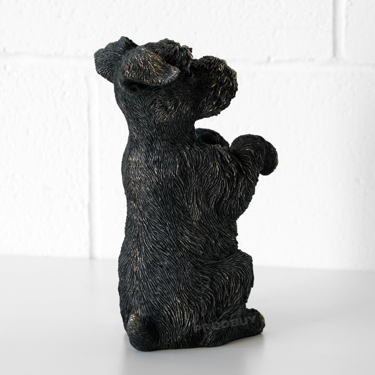 Cute Begging Dog Decorative Sculpture