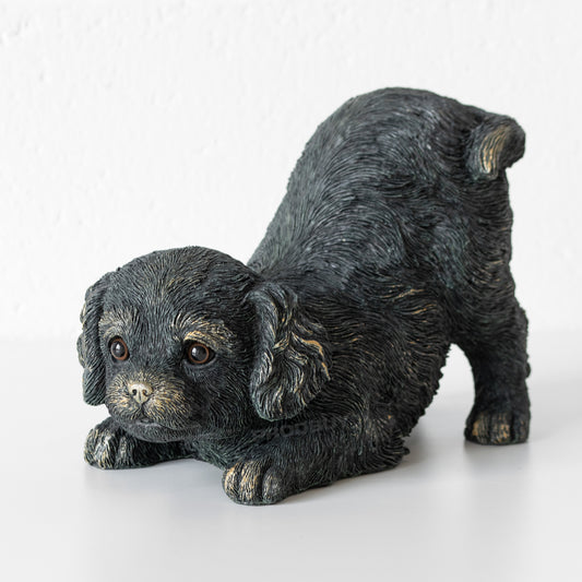 Playful Spaniel Dog Bookend Ornament