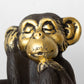 Set of 3 Wise Monkey Ornaments See Hear Speak No Evil
