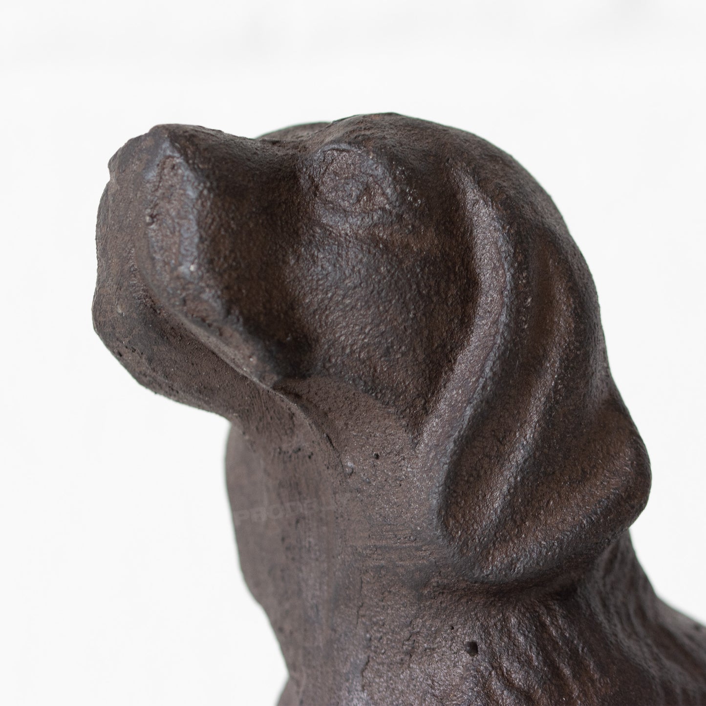 Small Cast Iron Dog Door Stop 15cm Statue