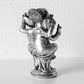 Silver Dancing Ganesh 19cm Resin Ornament