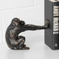 Pair of Resin Playful Ape Bookends