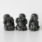 Set of 3 Monks See Hear Speak No Evil Wise Buddha Ornaments