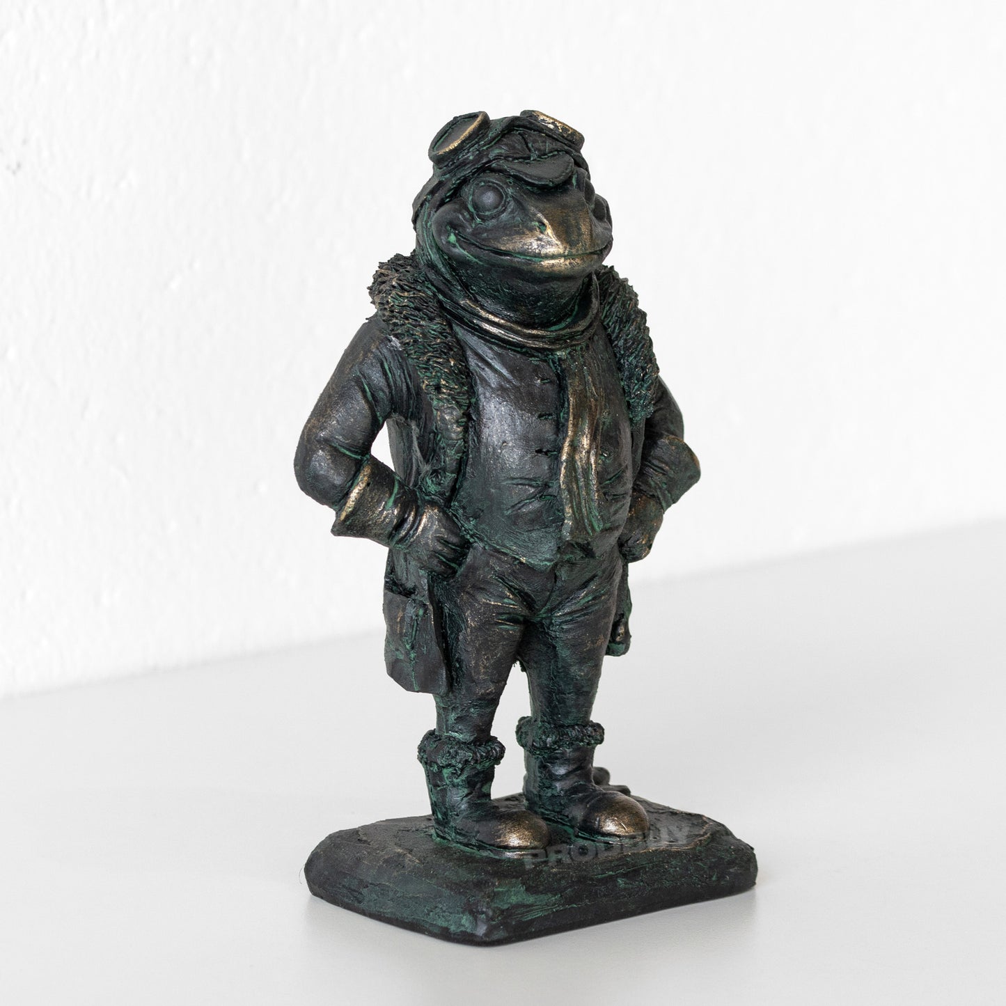 Mr Toad Ornament Posing Ready For Adventure