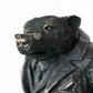 Badger in Suit Resin Ornament with Bronze Effect Finish