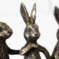 Dancing Hares Resin Decorative Ornament