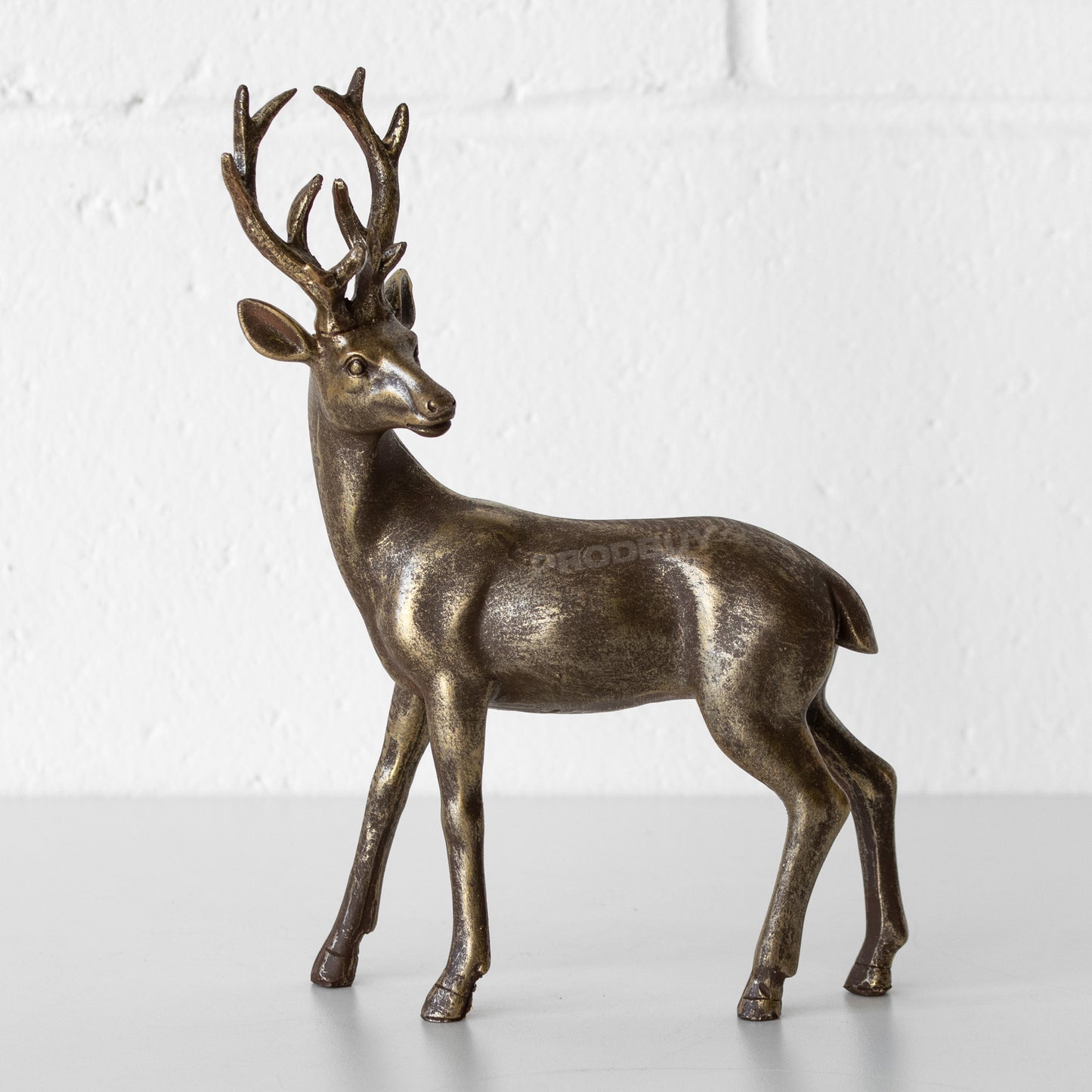 Small Standing Stag 22cm Decorative Ornament