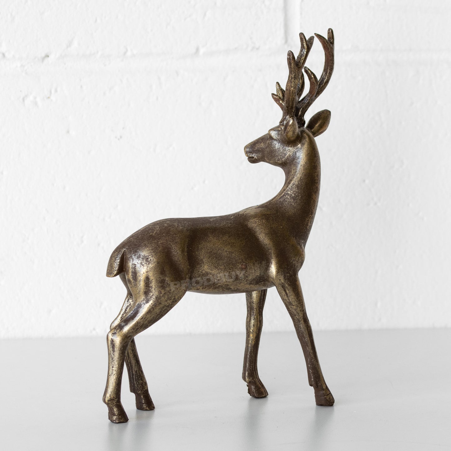 Small Standing Stag 22cm Decorative Ornament