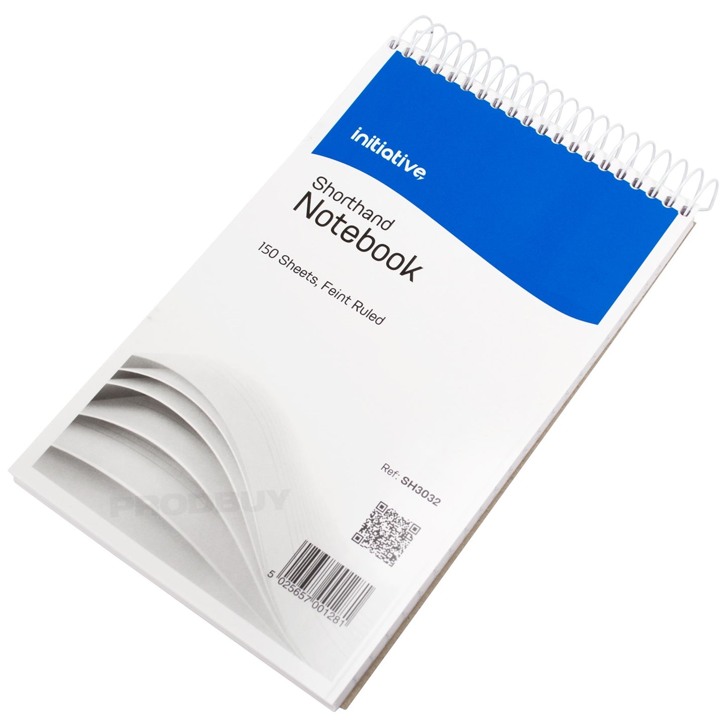 Set of 5 Spiral Bound Shorthand Pads Notebooks with 150 Lined Sheets