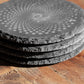 Pack of 4 Round Spiral Slate Coasters