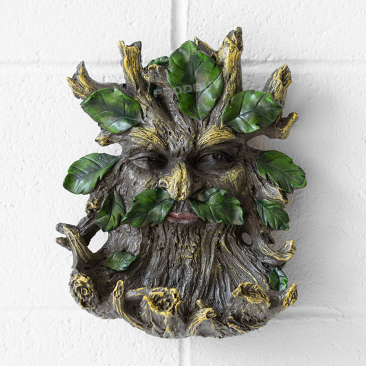 'Treeman' Bird Feeder Wall Mounted Resin Nature Face Garden Ornament