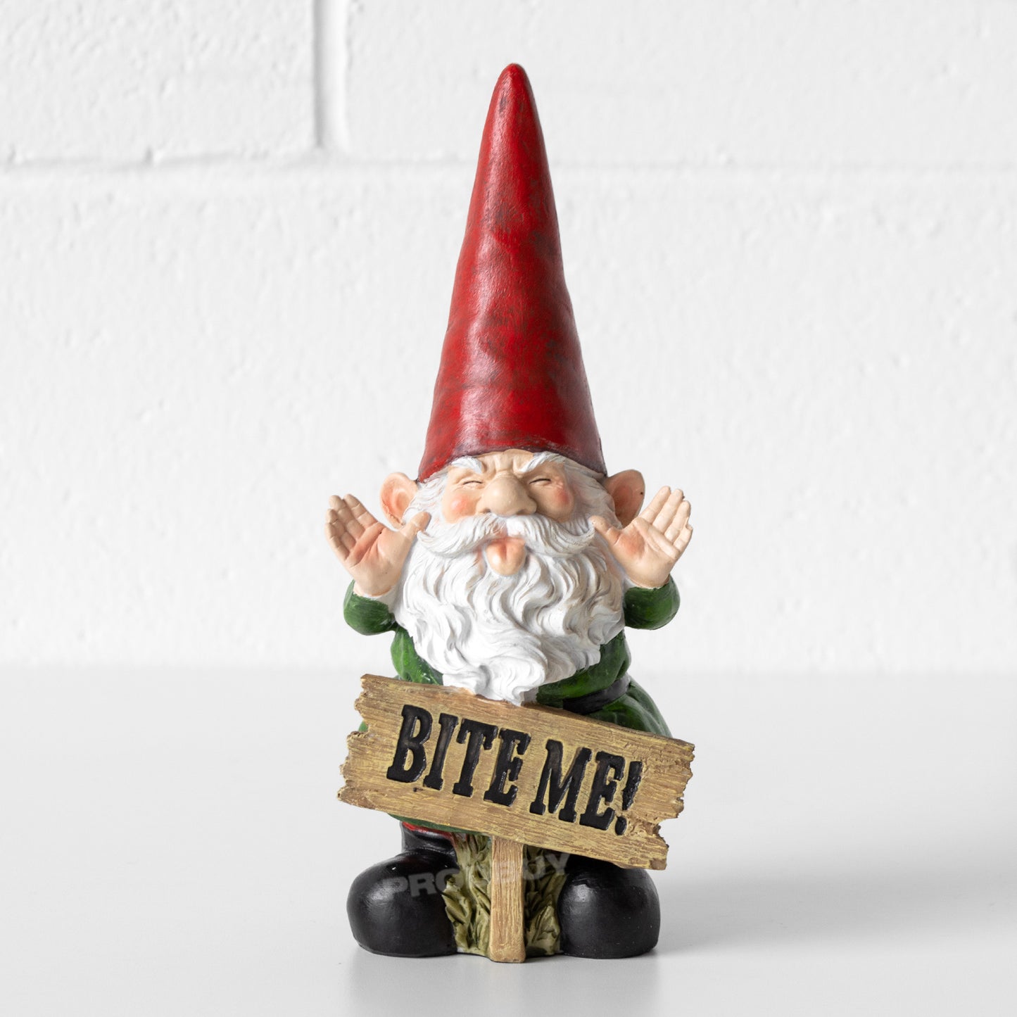 Small 'Bite Me!' Garden Gnome Ornament