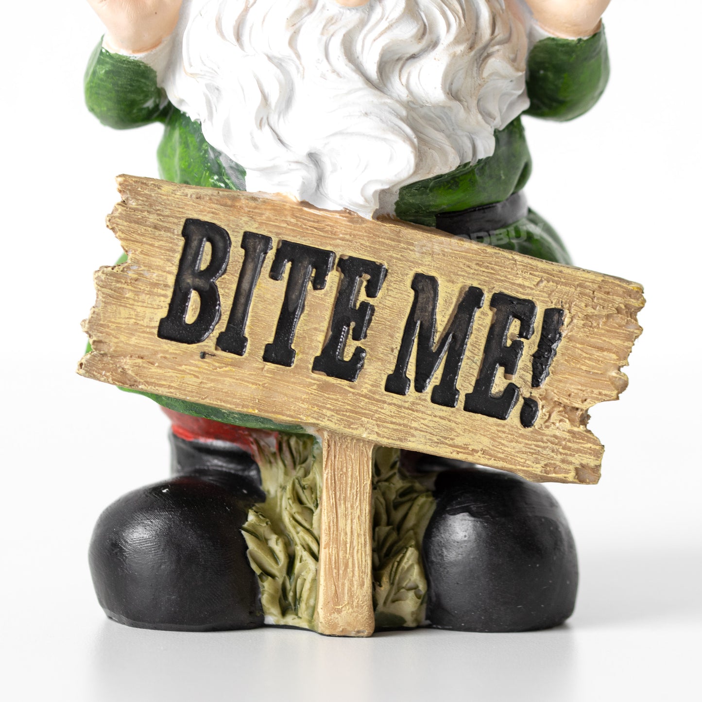 Small 'Bite Me!' Garden Gnome Ornament