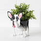 Nodding Staffy Dog Garden Planter Plant Pot