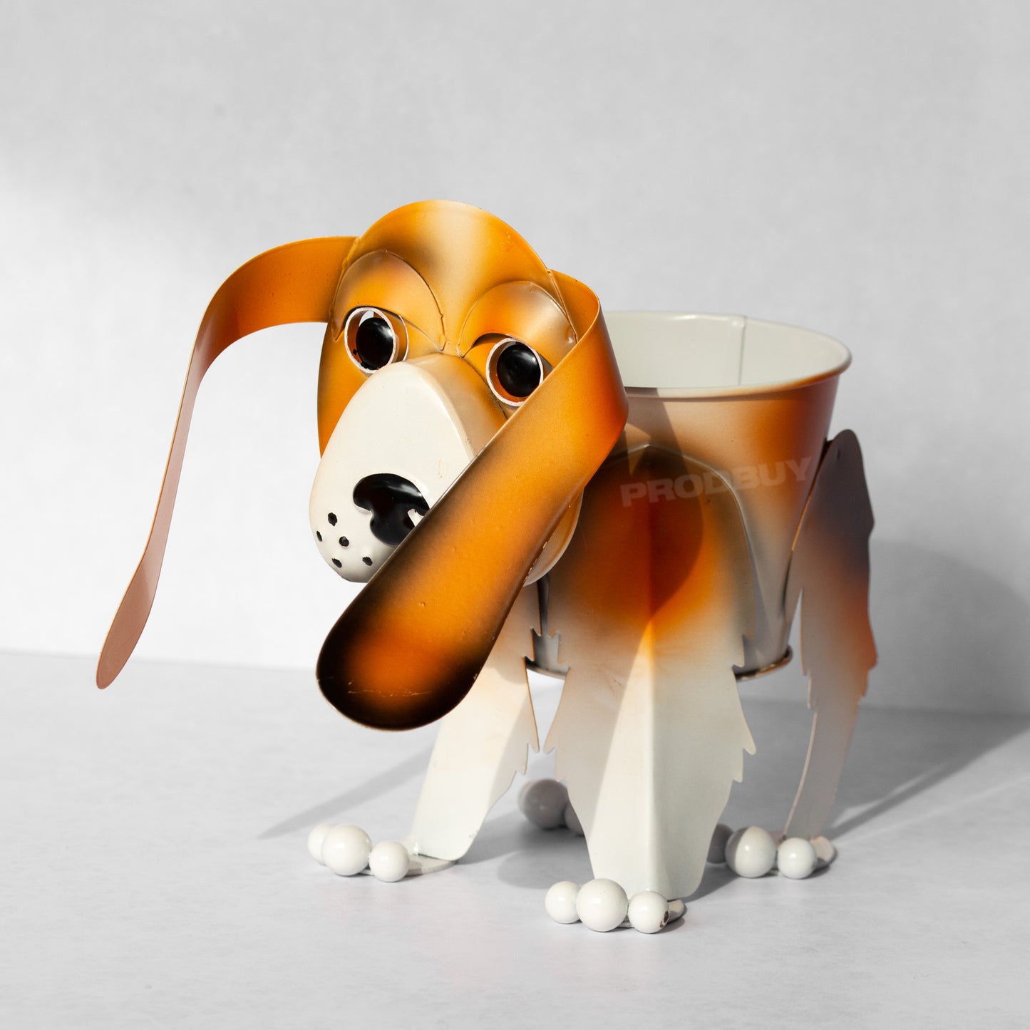 Nodding Beagle Dog Garden Planter Plant Pot