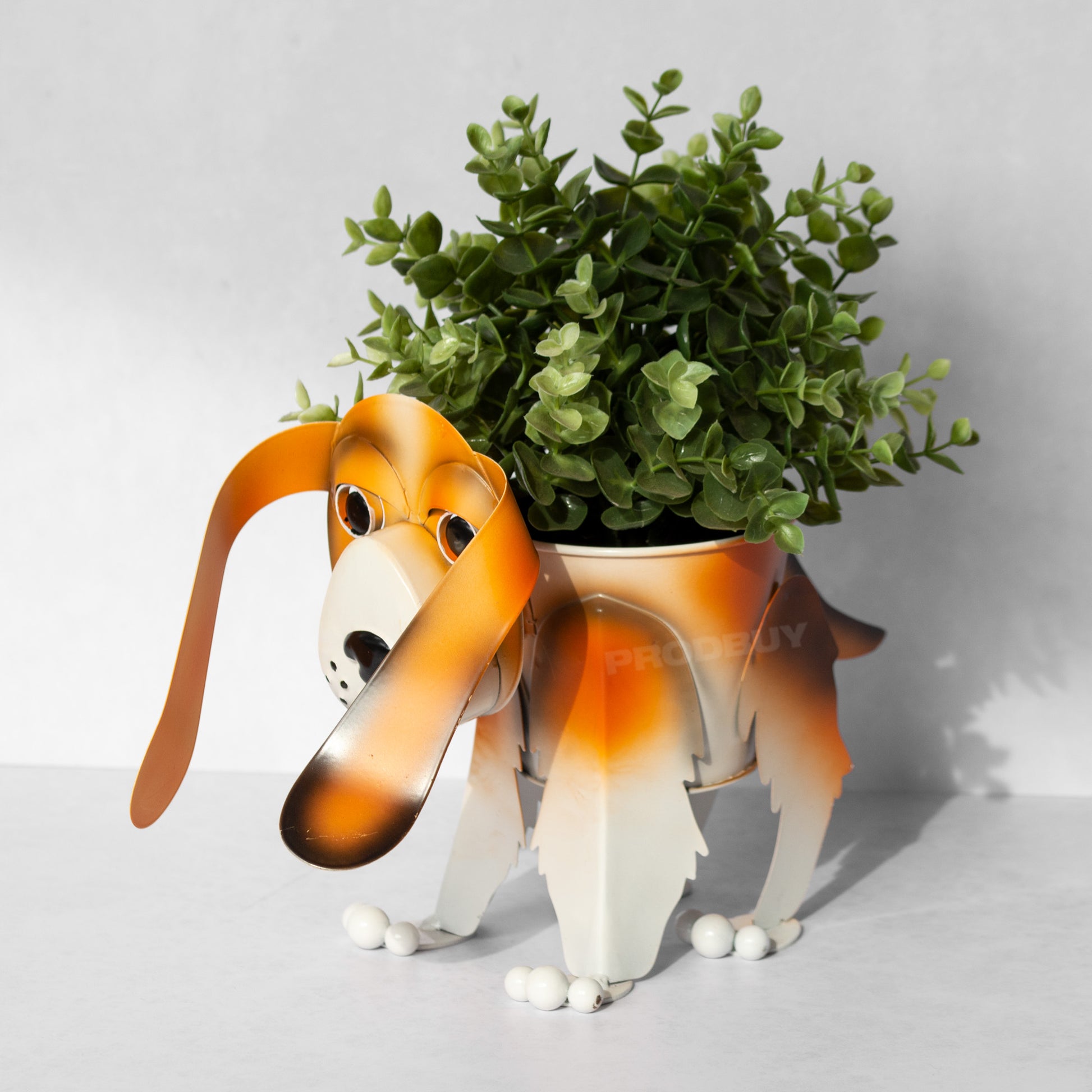 beagle plant pot Nodding Beagle Dog Garden Planter Plant Pot – Robert David Home