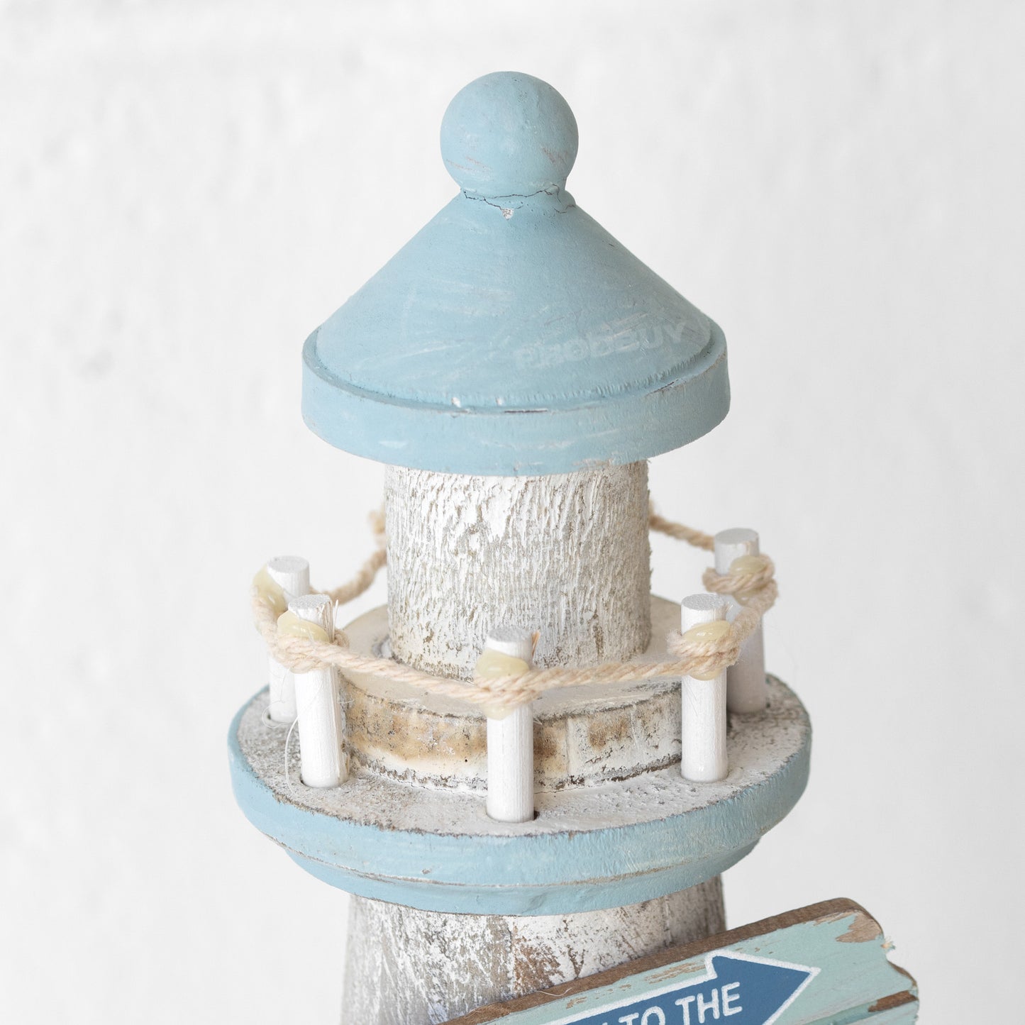 Decorative Lighthouse 22.5cm Wooden Ornament