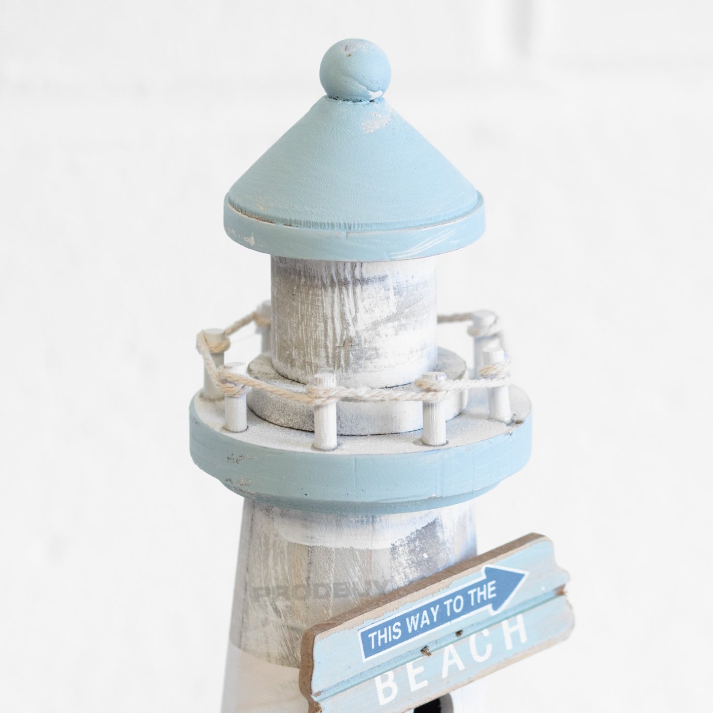 Decorative Lighthouse 29cm Wooden Ornament