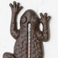 Cast Iron Frog Garden Wall Thermometer