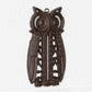 Cast Iron Wall Mounted Owl Outdoor Garden Thermometer