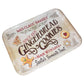 Christmas 'Gingerbread Cookies' Large Food Serving Tray