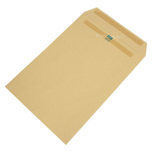 Box of 250 C4 Envelopes Manilla Plain 115gsm Self Seal