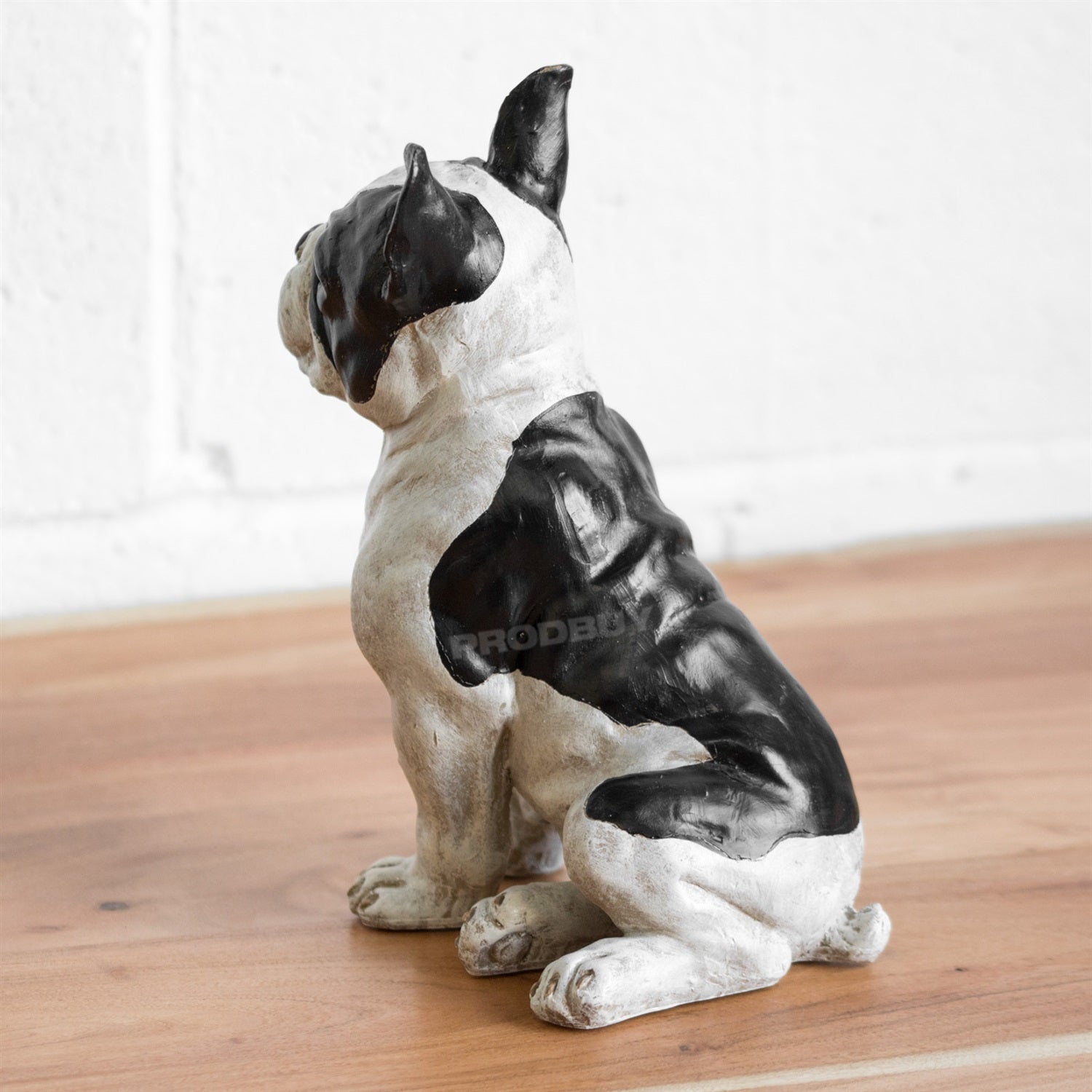 Sitting Black & White French Bulldog Ornament – Robert David Home