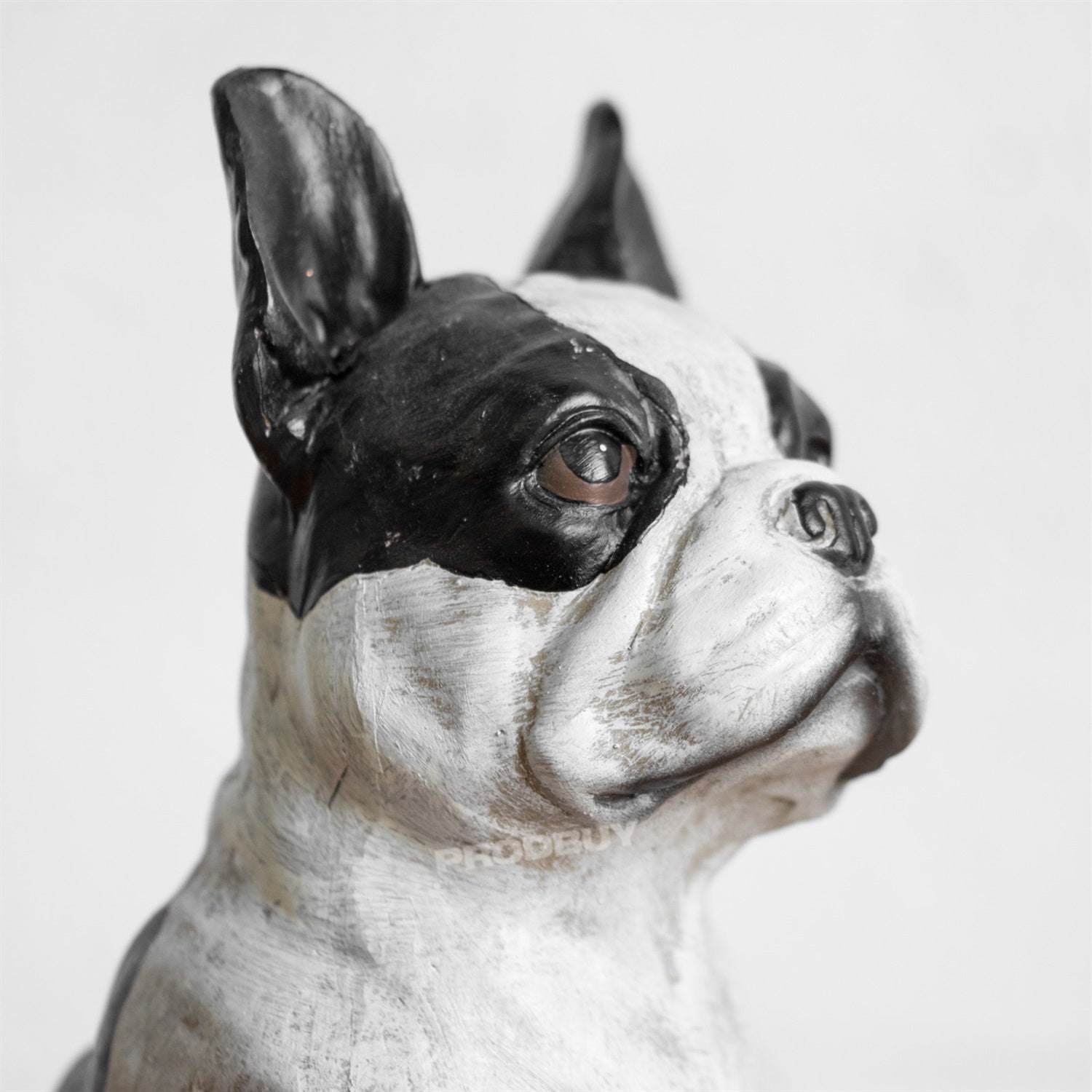 Sitting Black & White French Bulldog Ornament – Robert David Home