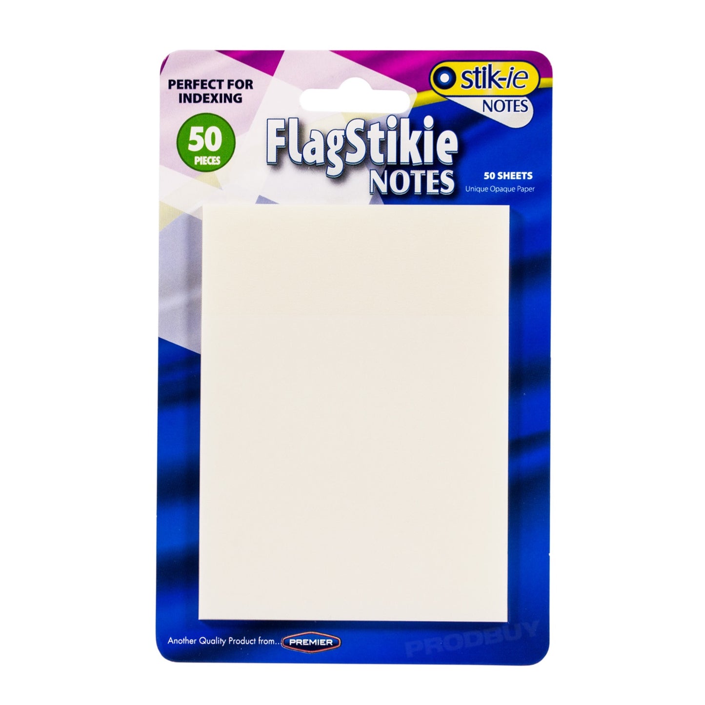 FlagStikie Repositionable Sticky Notes Clear 50 Sheets