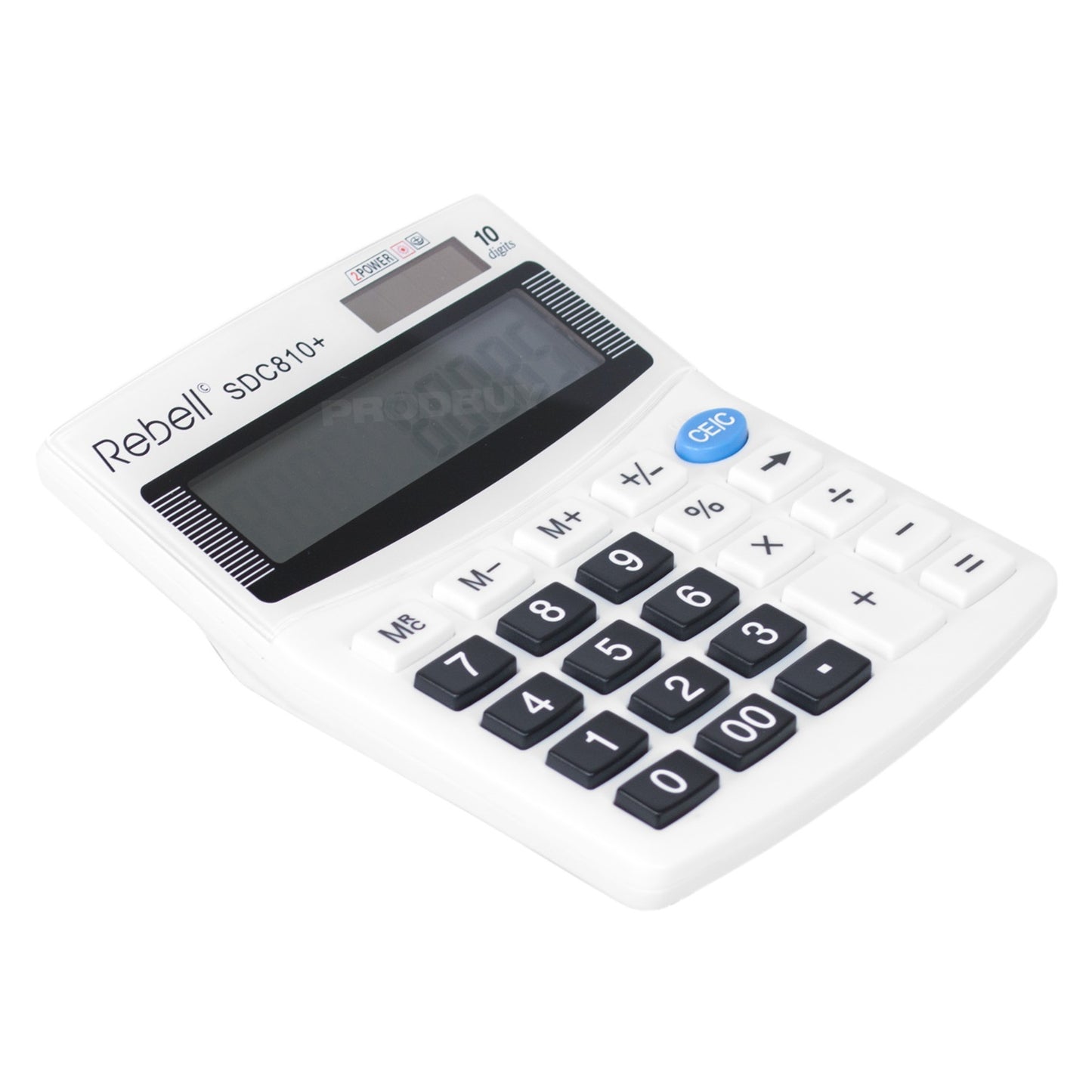 Rebell SDC810+ White Calculator 10 Digit