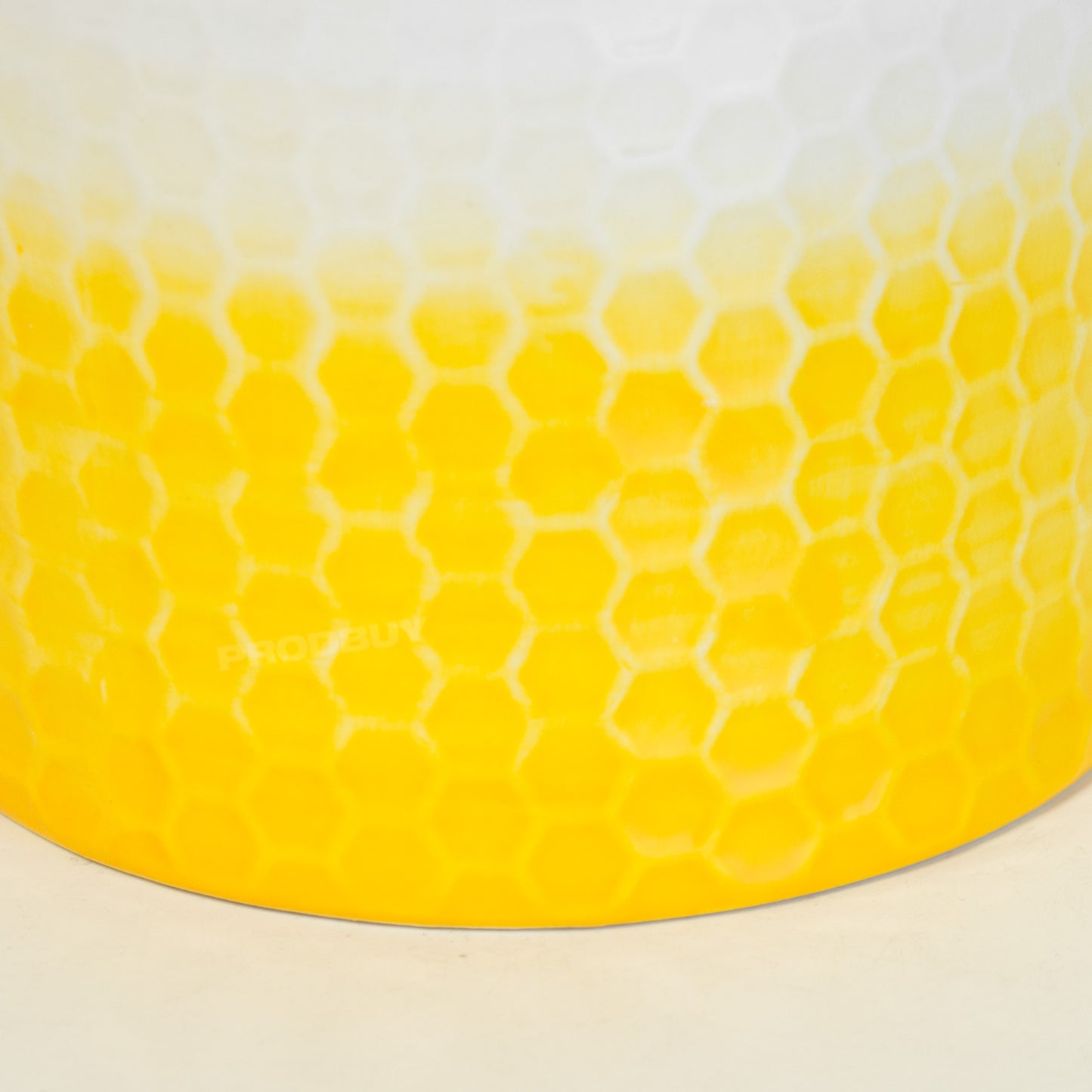 Yellow Honeycomb Kitchen Utensil Storage Pot