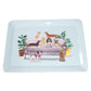 Set of 2 Cute Dogs Melamine Serving Trays