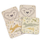 Set of Woodland Animals 4 Placemats & 4 Coasters