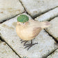 Bird with Hat Small Resin 10cm Garden Ornament