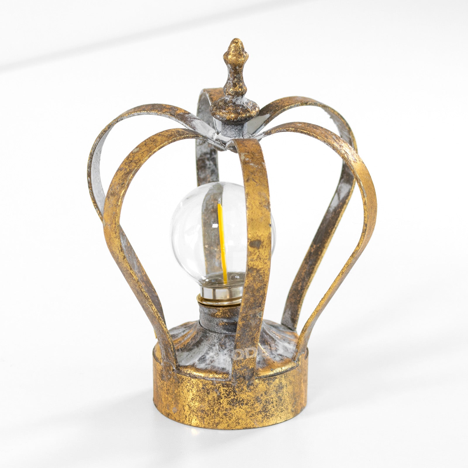 Gold Crown-Shaped Table Light