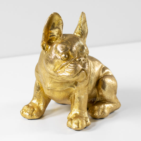 Gold Colour Small French Bulldog Ornament