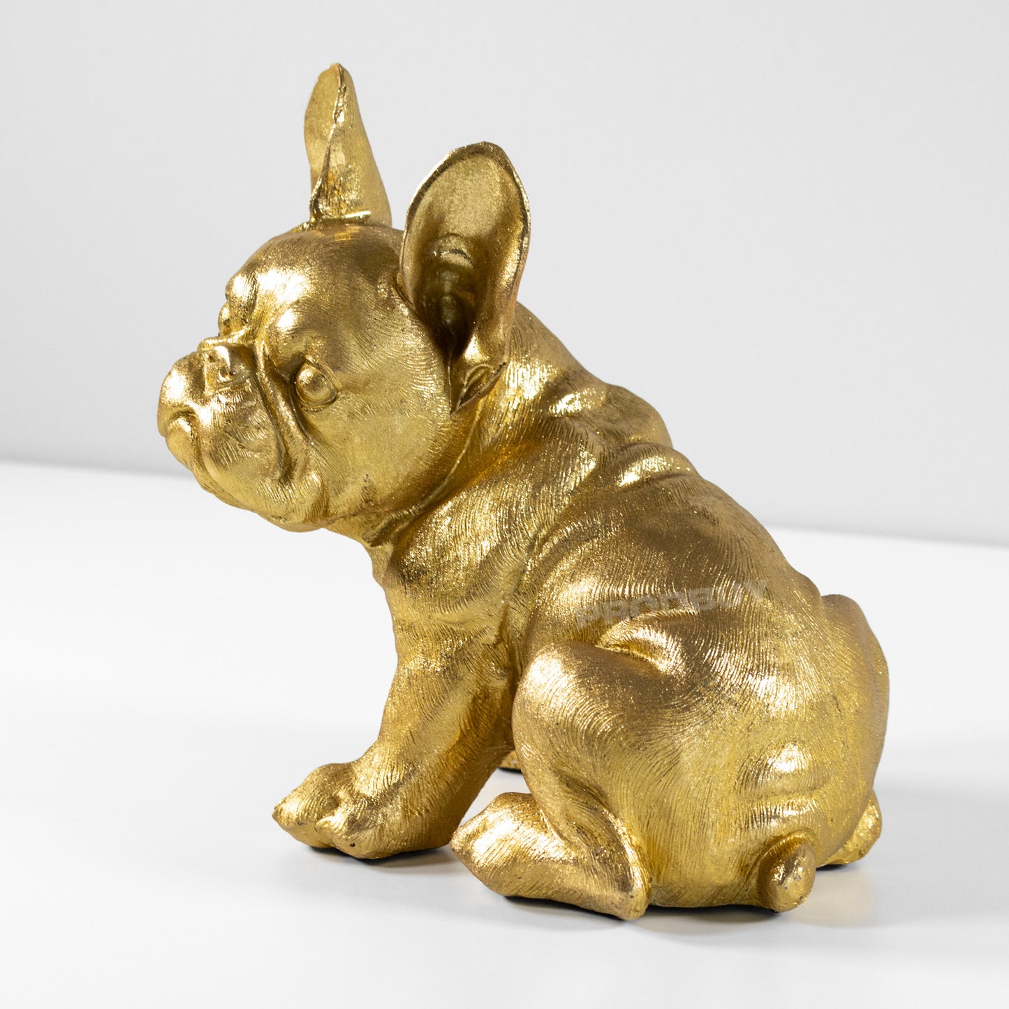 Gold Colour Small French Bulldog Ornament