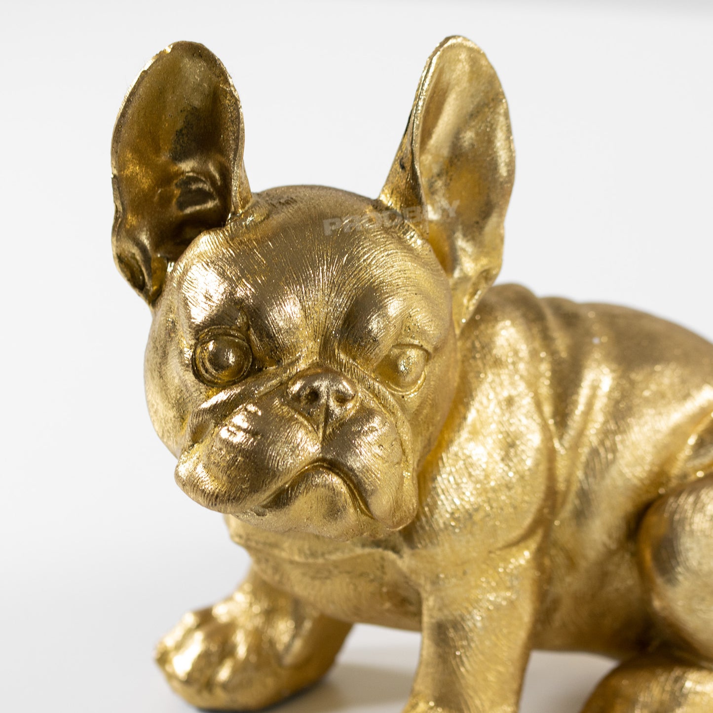 Gold Colour Small French Bulldog Ornament