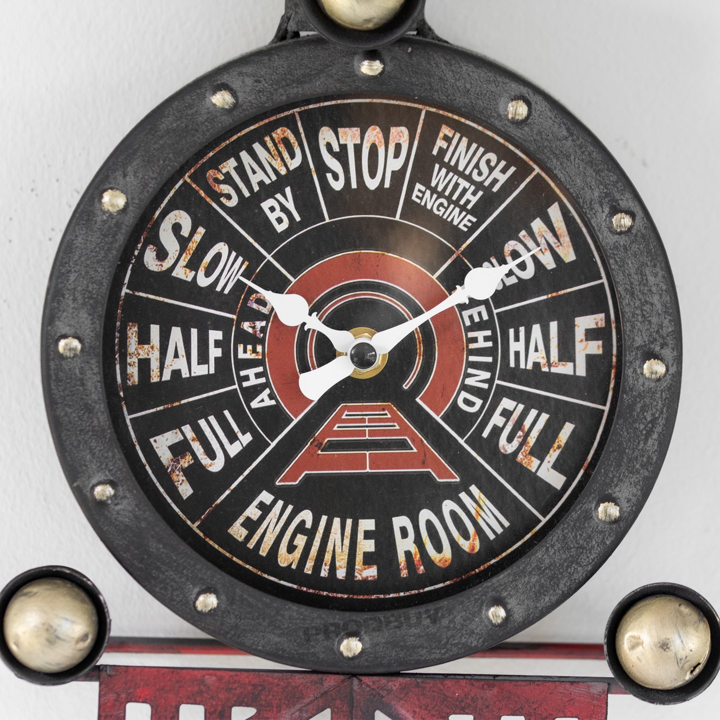 Steam Train Metal Wall Mounted Clock