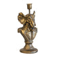 Bronzed Animal Display Bust Candle Stick Holder