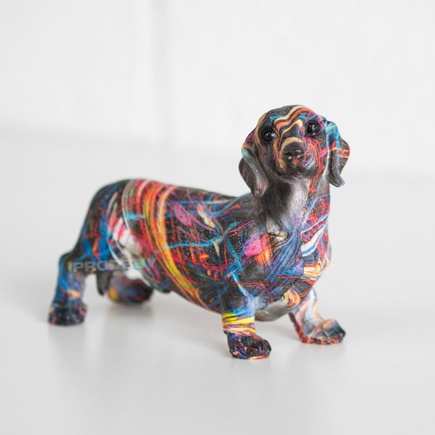 Small Dachshund Sausage Dog Splatter Ornament