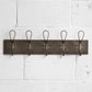 Industrial Style 70cm Metal Wall Coat Hook Unit