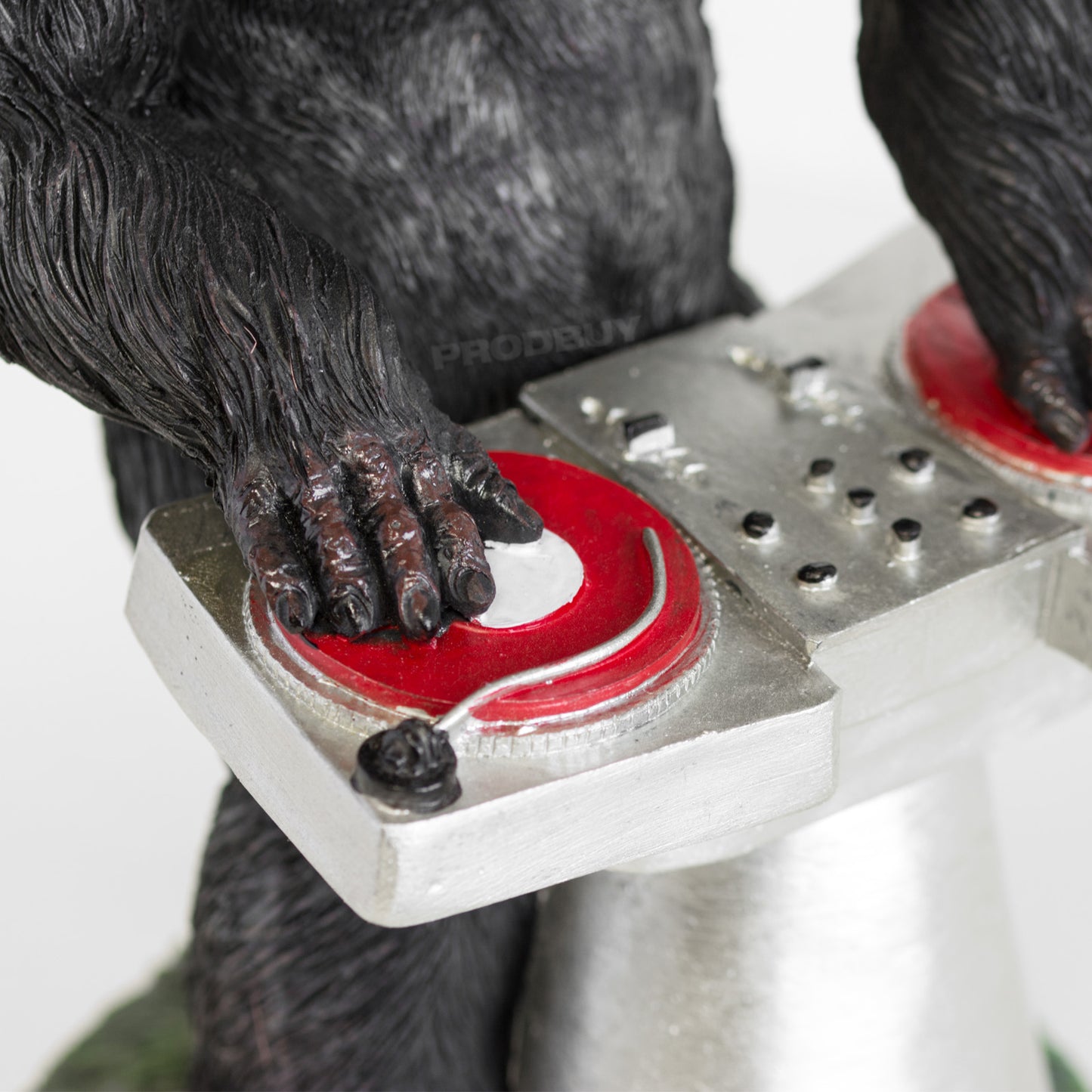 DJ Pete Kong Resin Gorilla with Decks Garden Ornament
