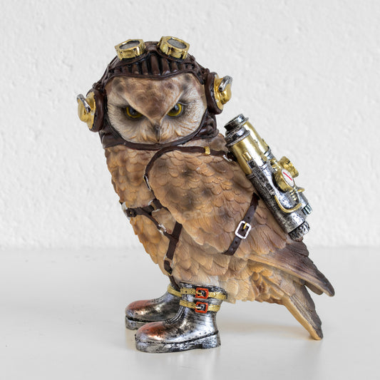 20cm Steampunk Owl Ornament