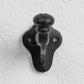 Set of 2 Cast Iron Wall Coat Hooks