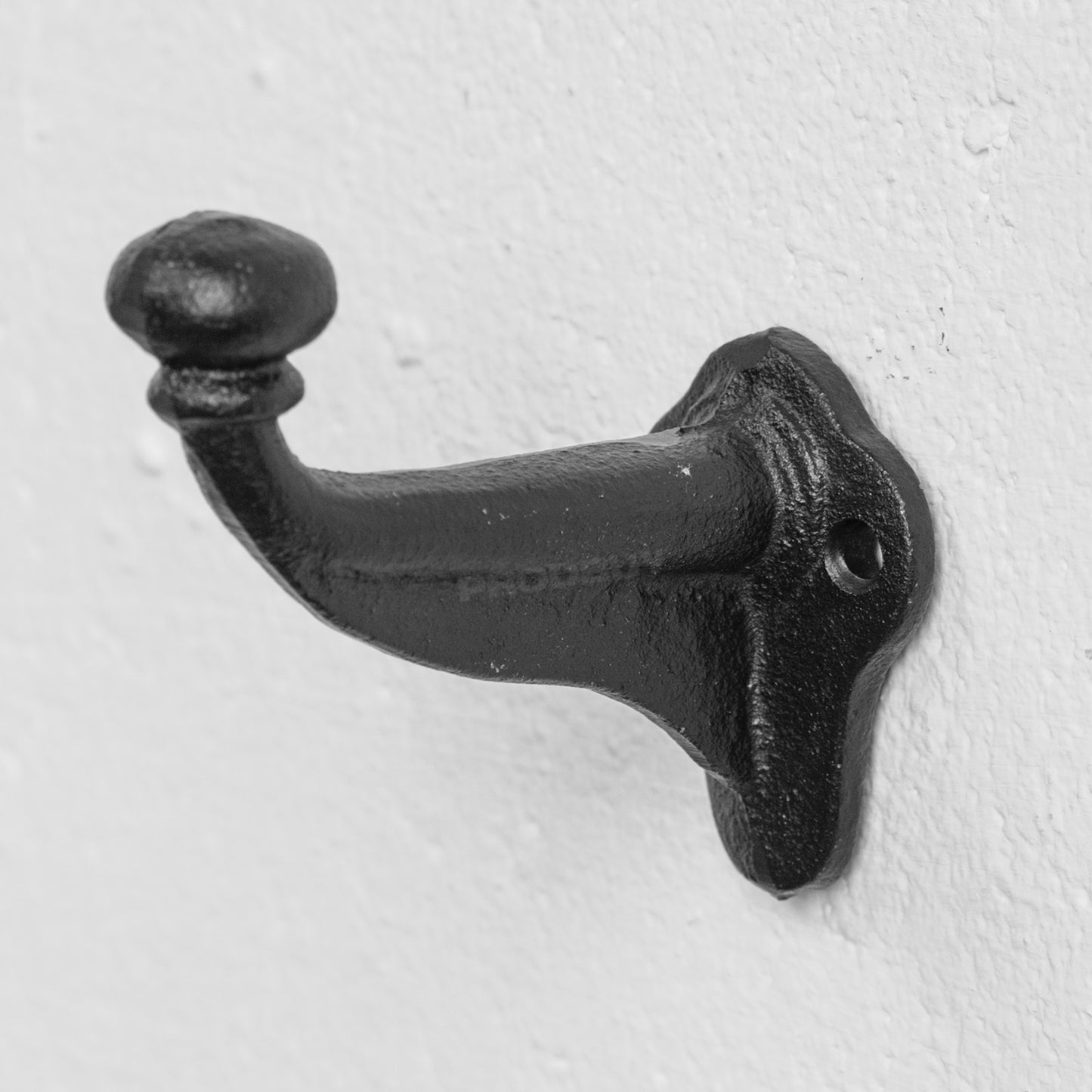 Set of 2 Cast Iron Wall Coat Hooks