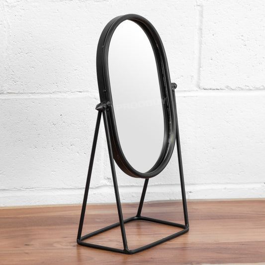 Industrial Table Mirror Freestanding Cheval Dressing Table Bathroom Shaving