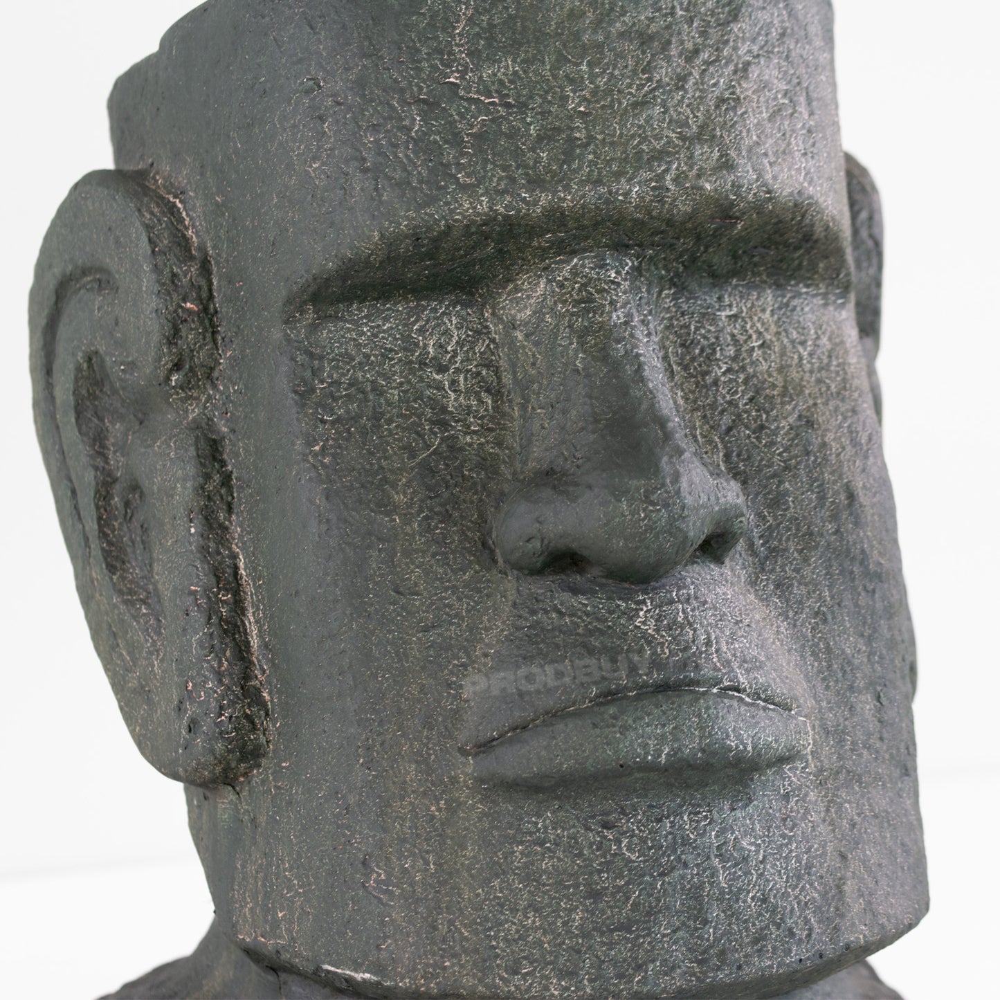 42cm Resin Easter Island Moai Head Garden Statue Outdoor Sculpture Ornament Decking