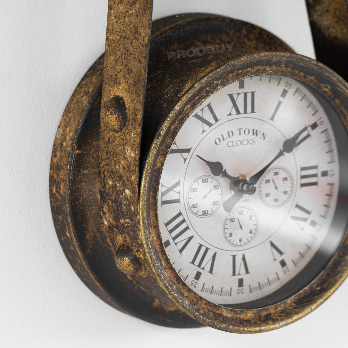 Retro Rustic Industrial Style Chain Wall Clock