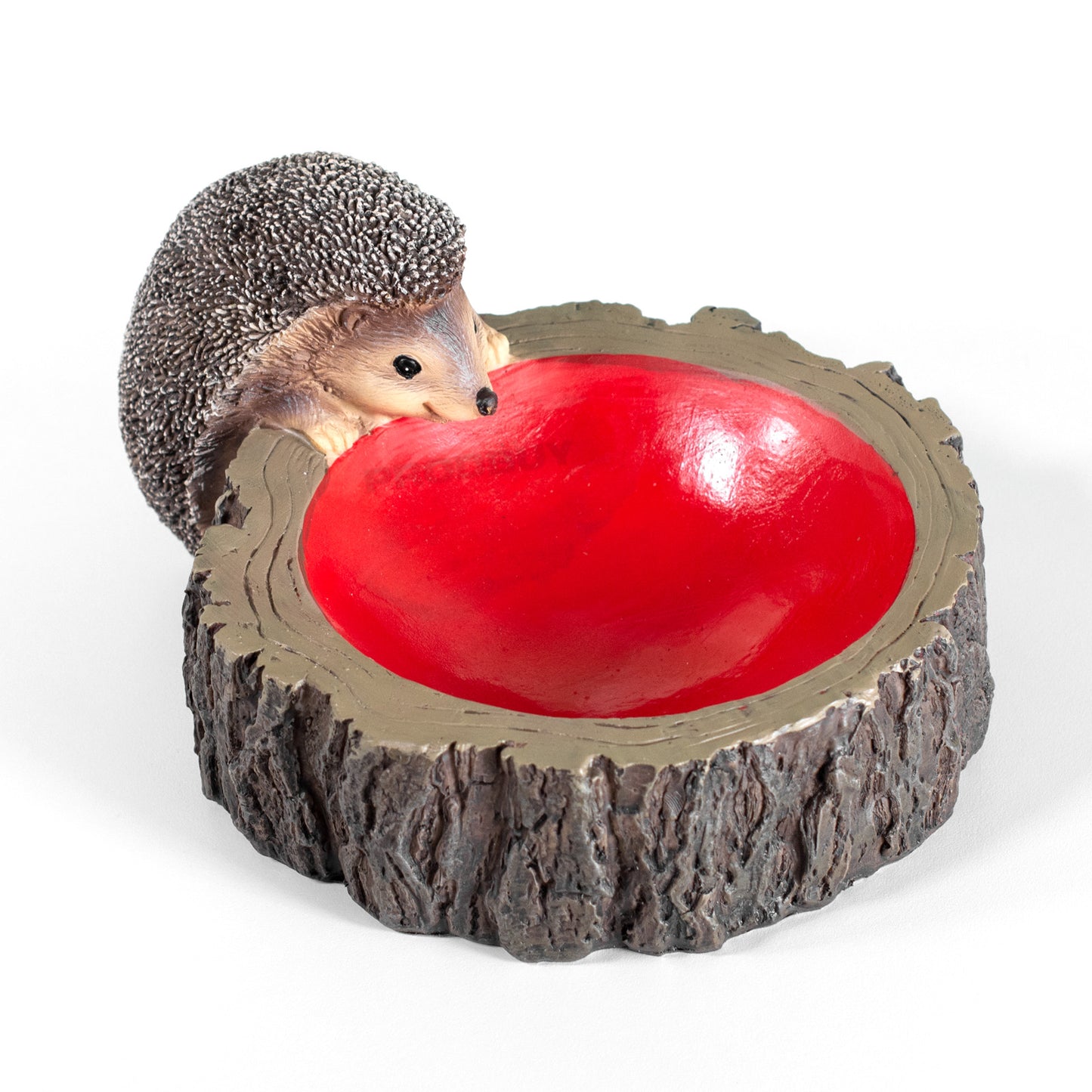 Hedgehog Food Feeder Bowl Plate Garden Ornament